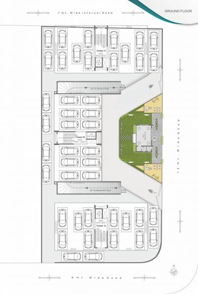  shivang-aananda- Tower-A Cluster Plan