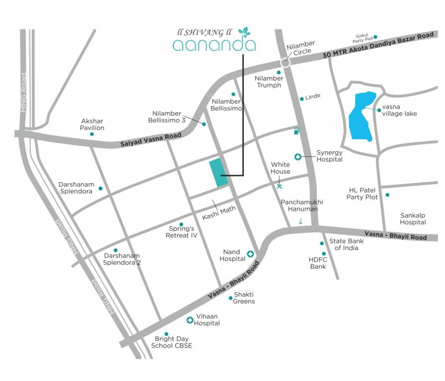 shivang aananda Location Plan