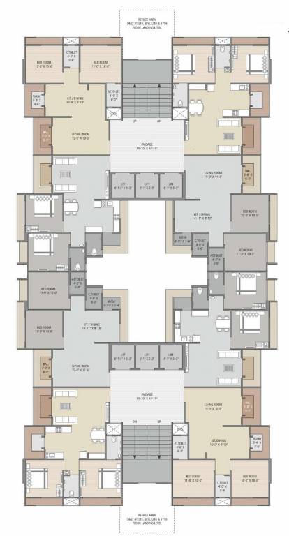  shiv samarth i Wing B Cluster Plan