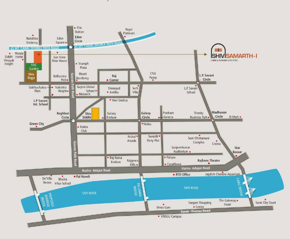  shiv samarth i Location Plan