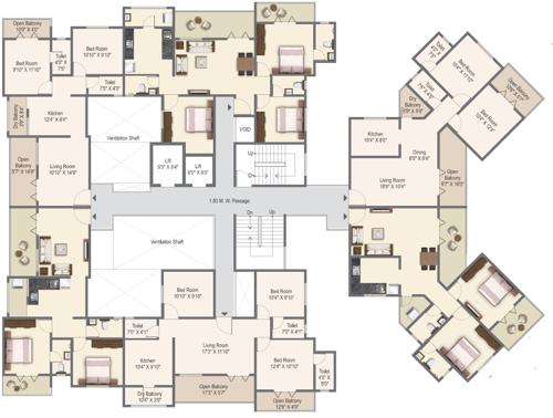 B Building Cluster Plan from 1st to 15th Floor sentosa-pride-wing-b B Building Cluster Plan from 1st to 15th Floor