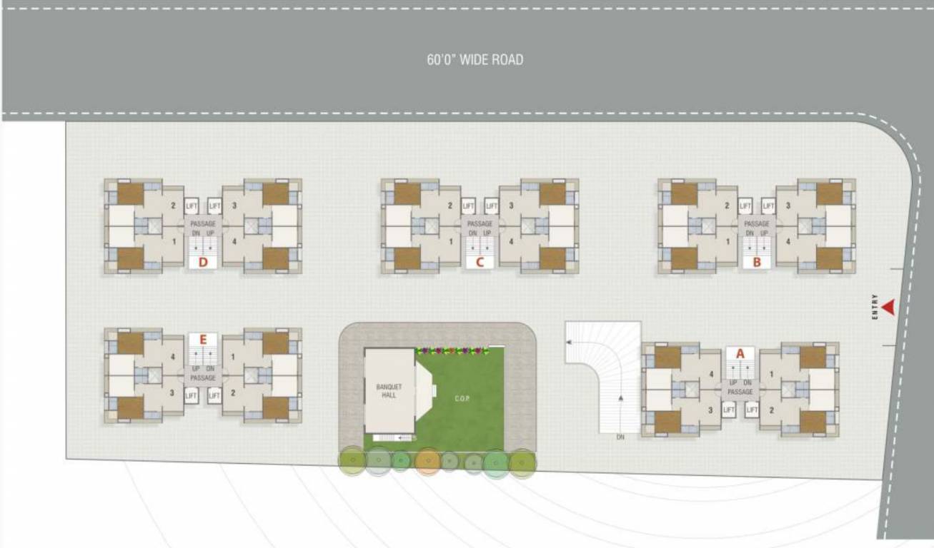  saffron valley Layout Plan