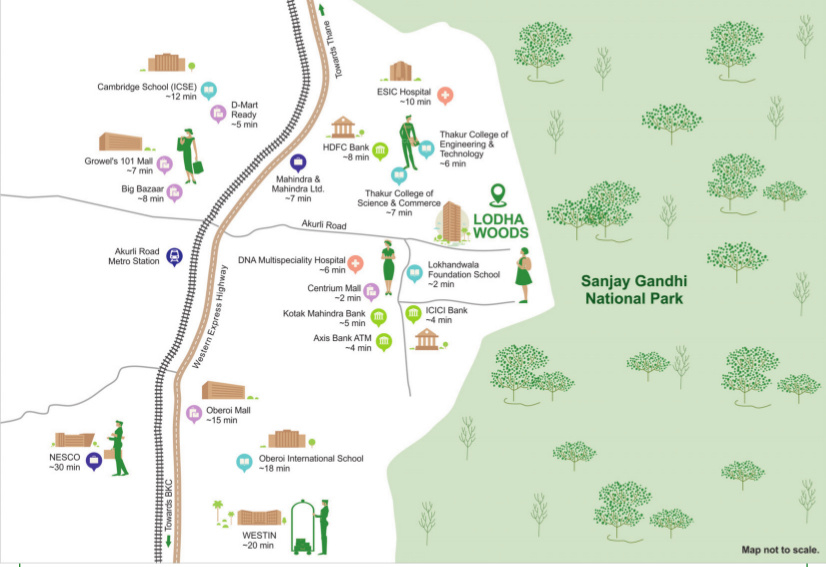  kandivali project tower 2 Location Plan