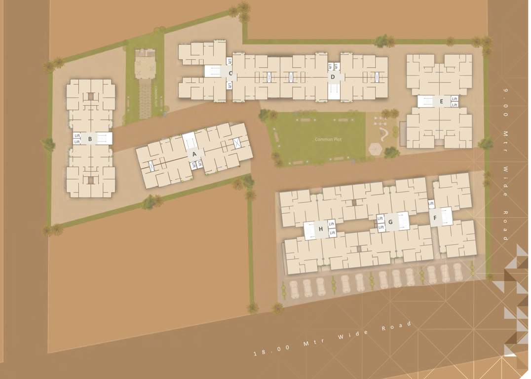  swarnim sky A Cluster Plan from 1st to 7th Floor