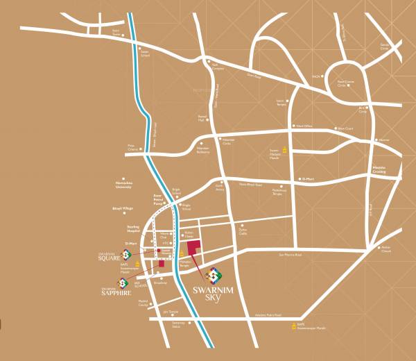  swarnim-sky Location Plan