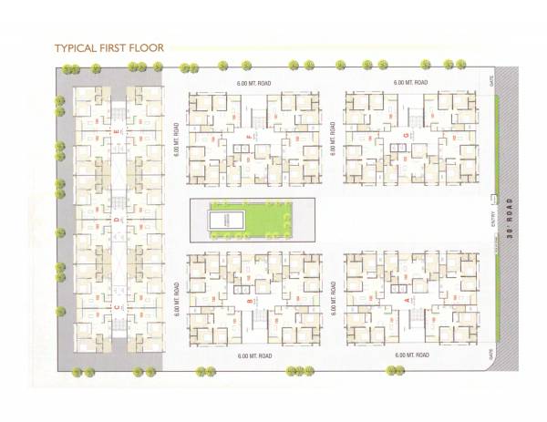  residency Block A Cluster Plan