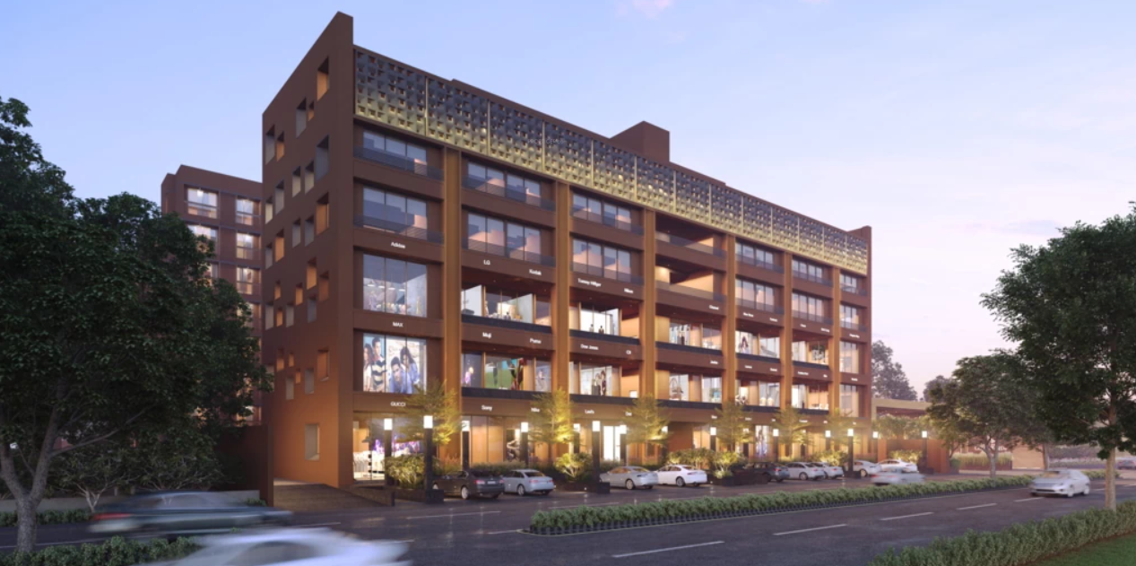 Elevation vinayak saral courtyard Elevation