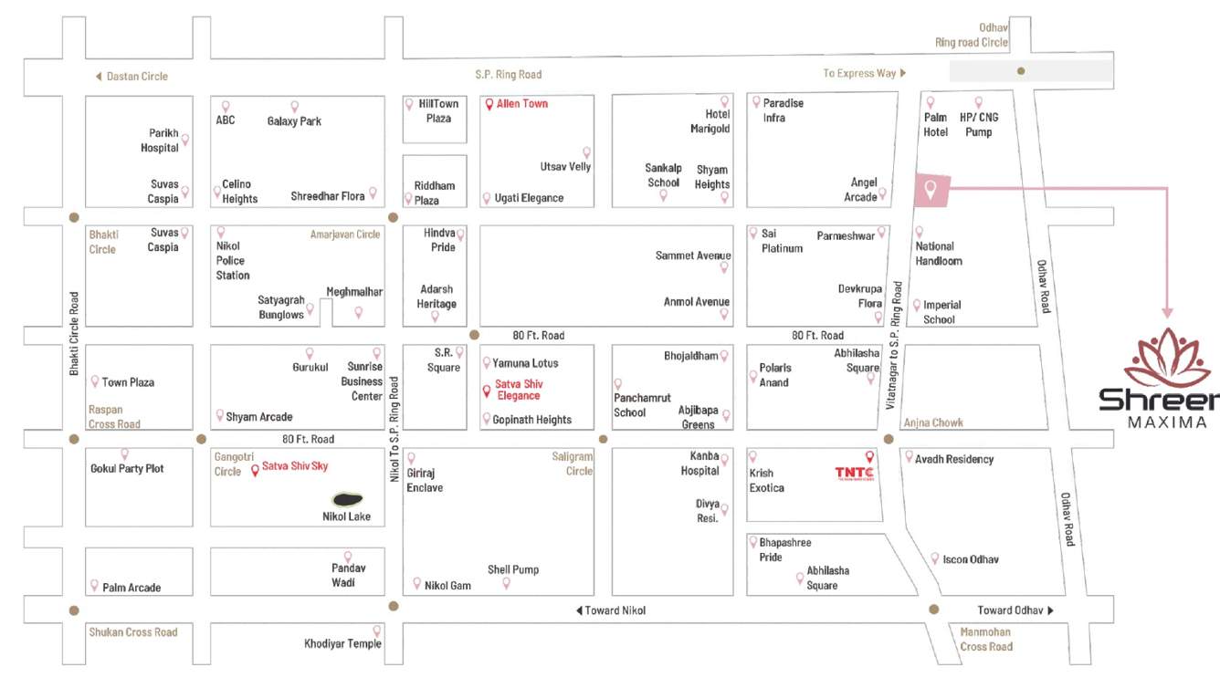  shreem maxima Location Plan
