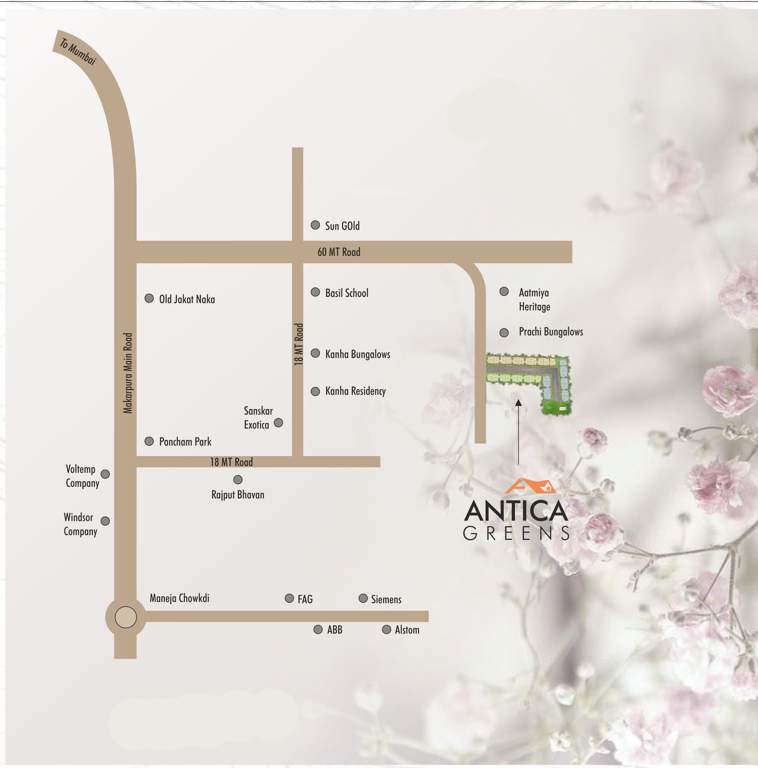  antica greens Location Plan