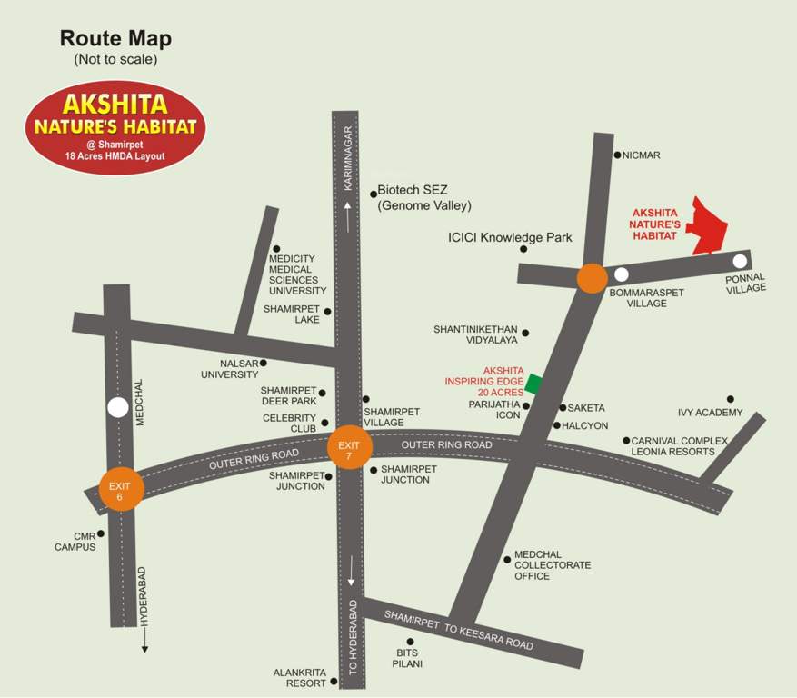  natures habitat Location Plan