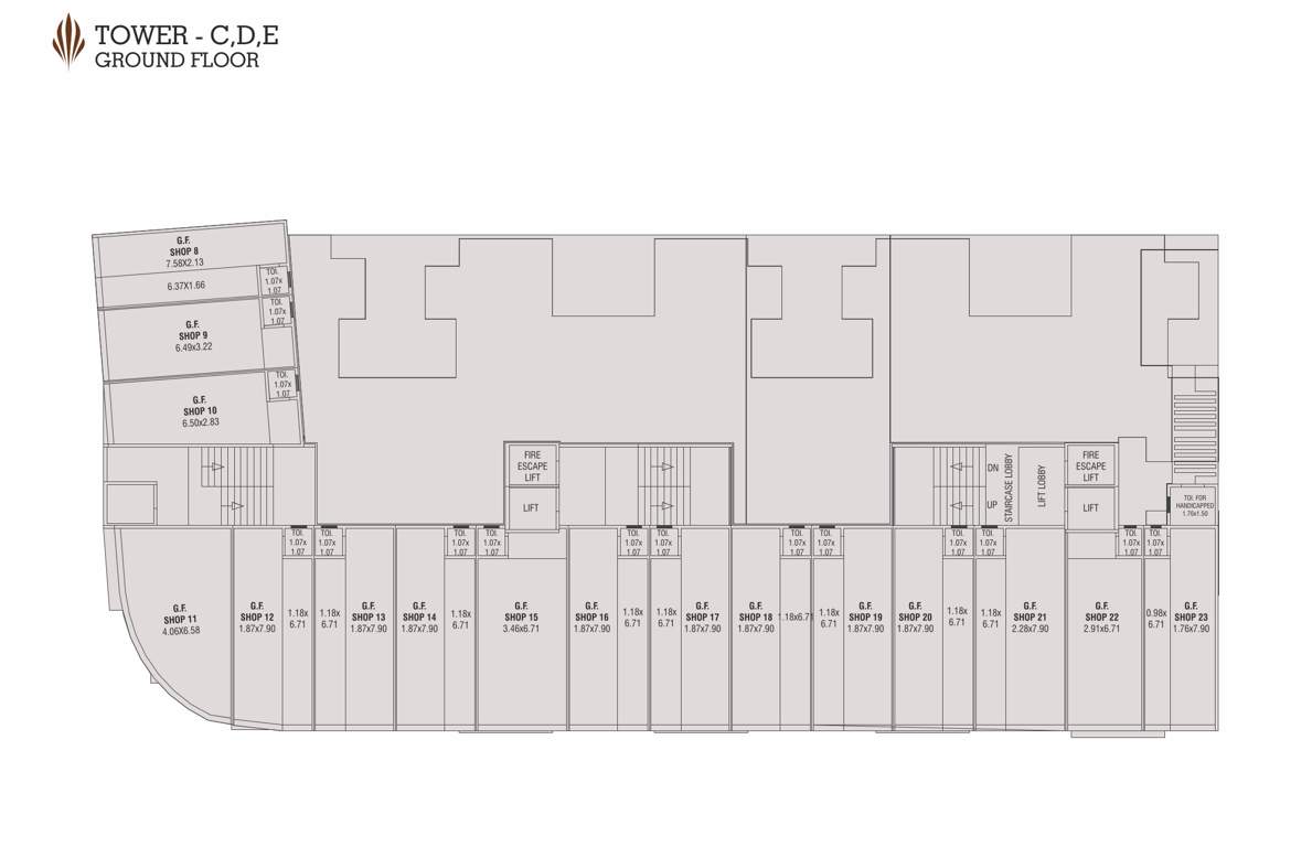  al minaar heights Tower C,D,E Cluster Plan