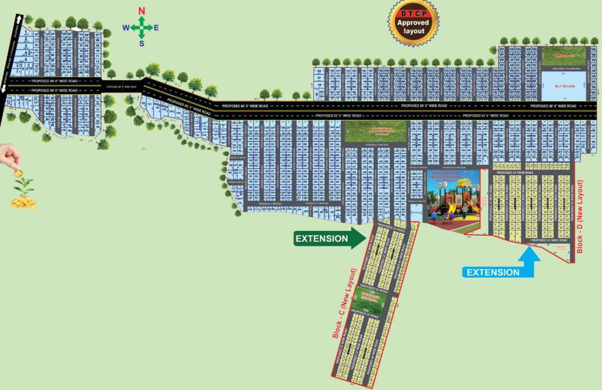  mahagiri diamond city Layout Plan