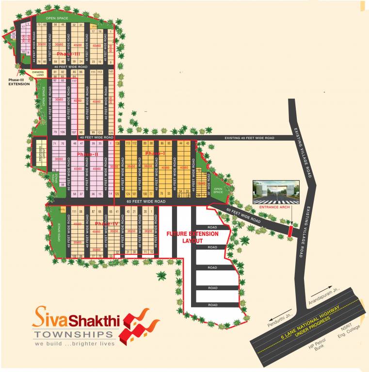  highway city phase ii extension Layout Plan