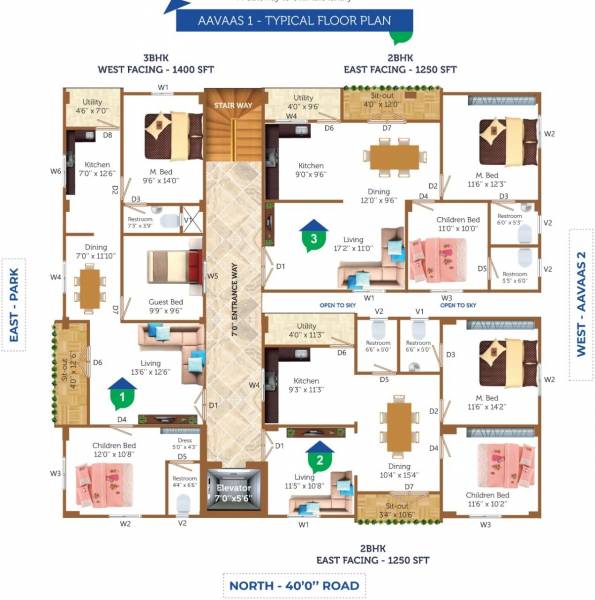  sarovar-aavaas-1 Sarovar Aavaas 1 Cluster Plan