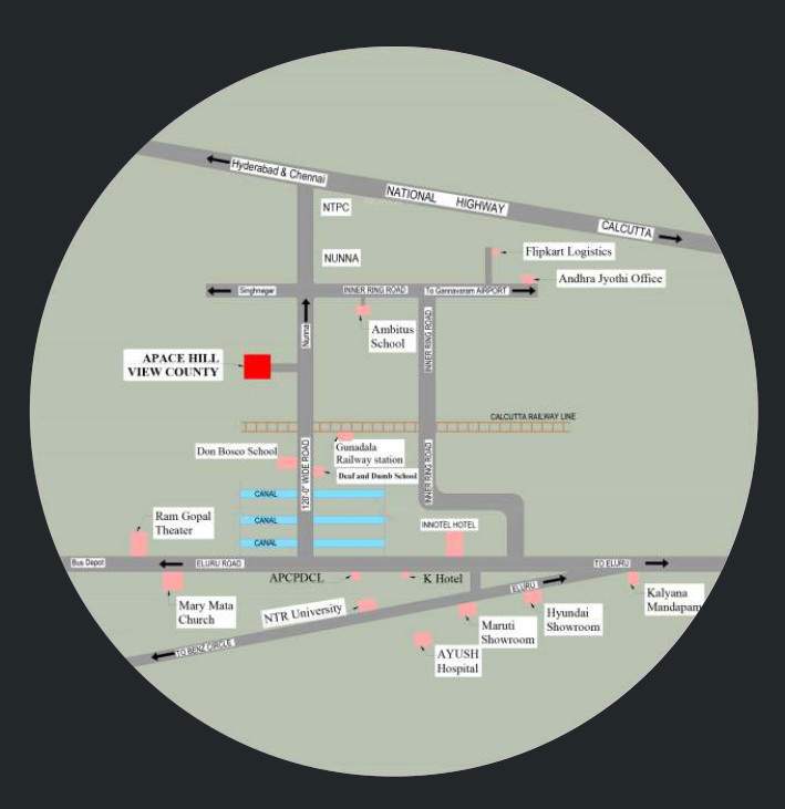  apace hill view county Location Plan