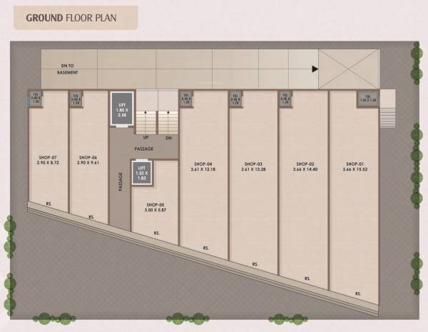  veer-enclave Veer Enclave Cluster Plan for ground Floor