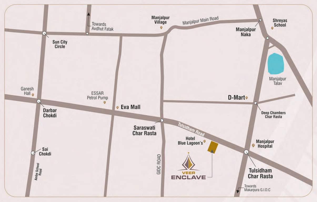  veer enclave Location Plan