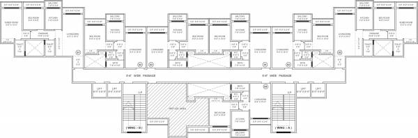  siyara-elite Siyara Elite Cluster Plan For 8th Floor