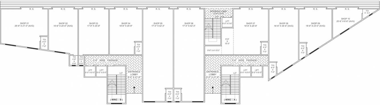  siyara elite Siyara Elite Cluster Plan For Ground Floor