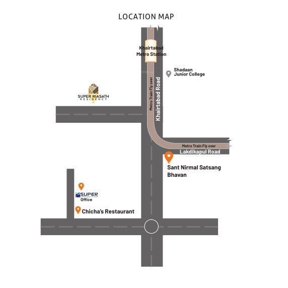  riasath residency Location Plan