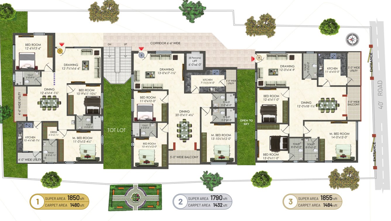  riasath residency Master Plan