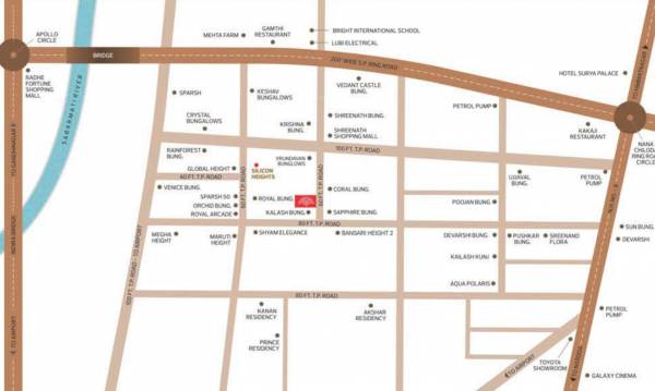  samay-residency Location Plan