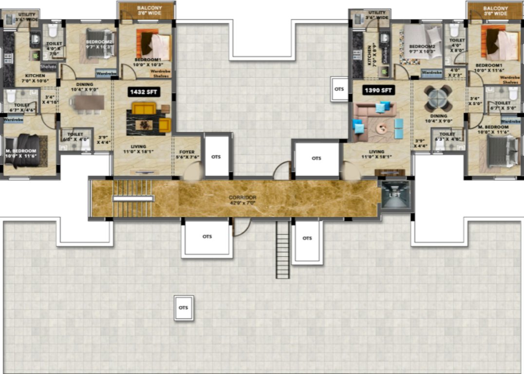  jade Jade Cluster Plan for 5th Floor