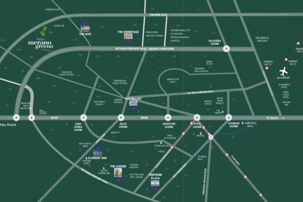  merano-greens Location Plan