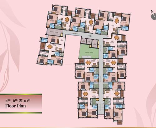  hanging-gardens Hanging Gardens Cluster Plan For 2nd, 6th And 10th Floor