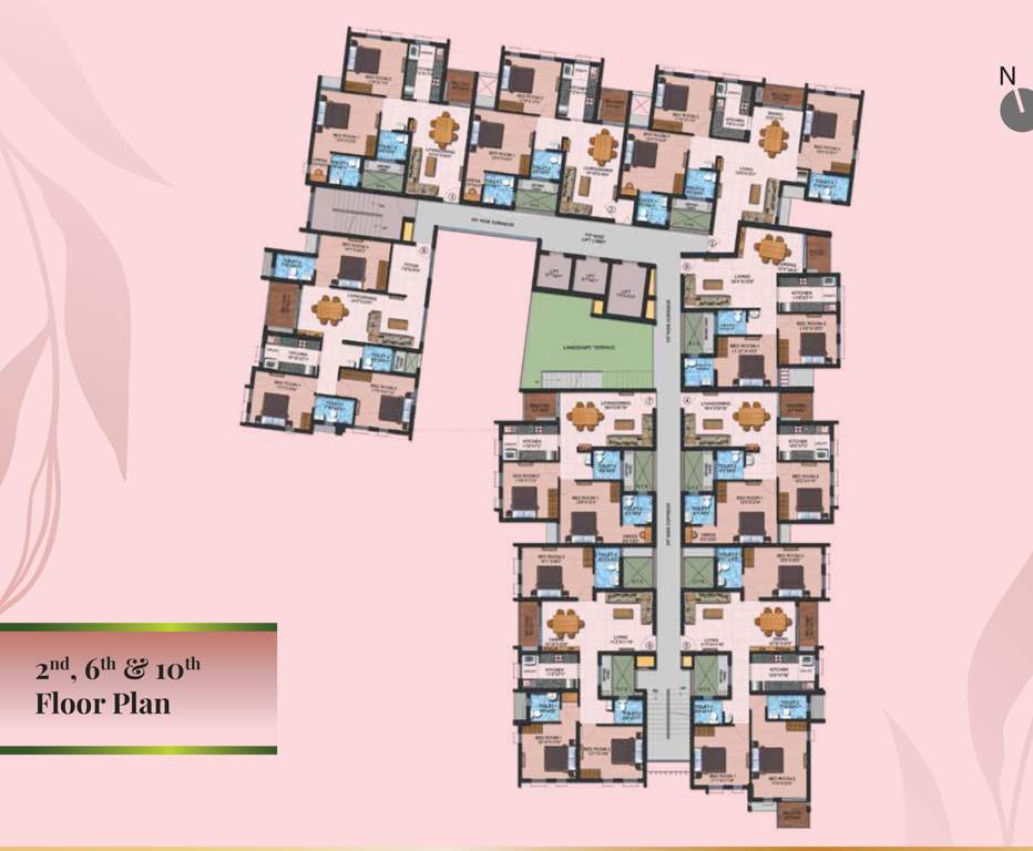  hanging gardens Hanging Gardens Cluster Plan For 2nd, 6th And 10th Floor