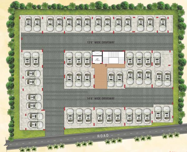  sarovar Sarovar Cluster Plan For Ground Floor