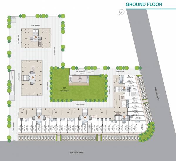  samved-dreams Block- A To F Ground Cluster Plan