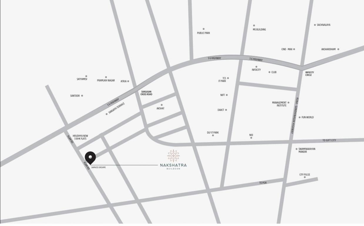  samved dreams Location Plan