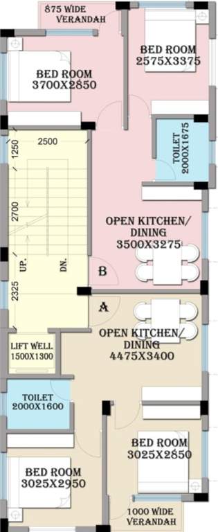  accon priti shine Priti Shine Cluster Plan From 1st To 3rd Floor