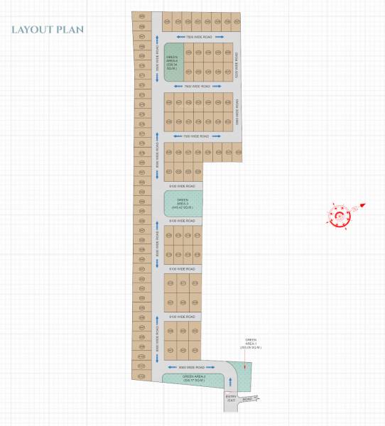  villas Layout Plan