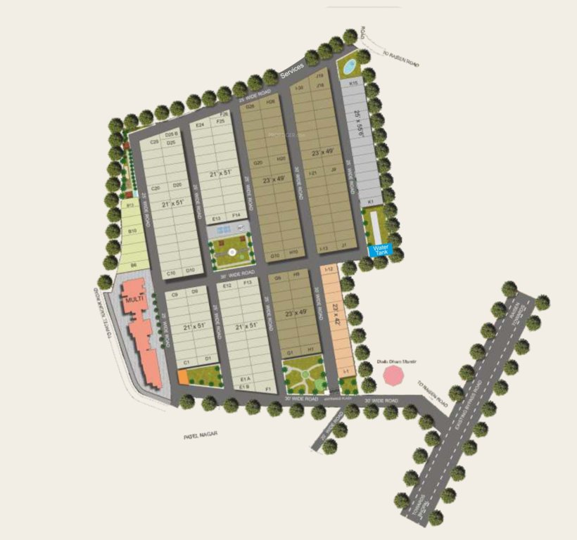  city phase iii Layout Plan
