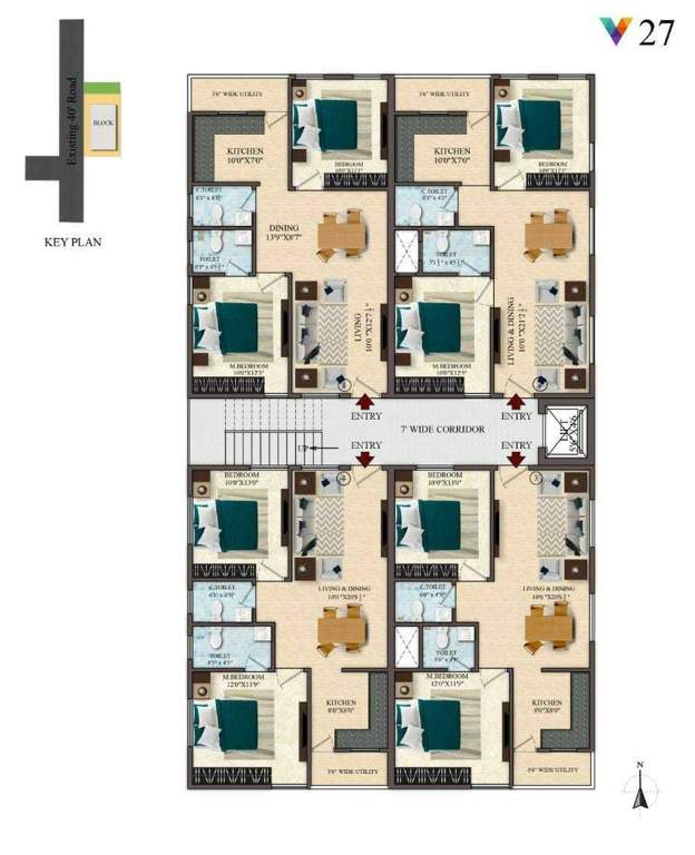  avenues 27 Avenues 27 Cluster Plan