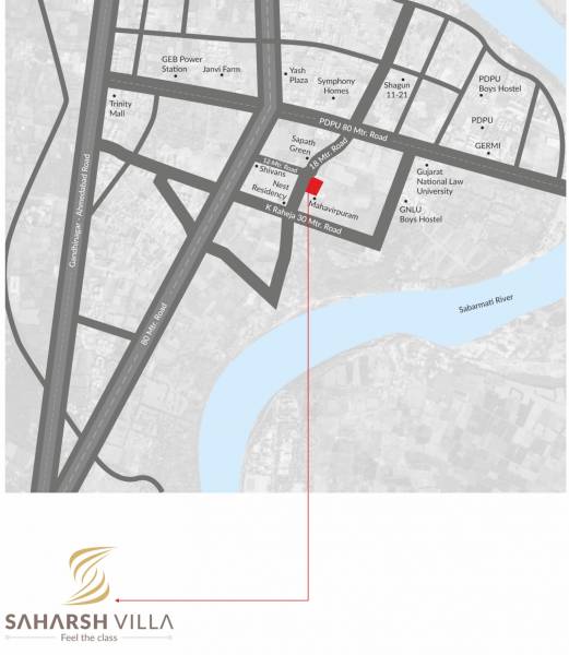  saharsh-villa Location Plan