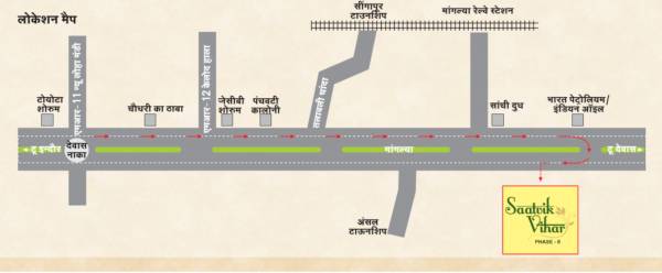  saatvik-vihar-phase-ii Location Plan
