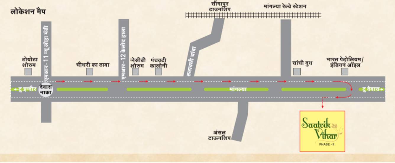  saatvik vihar phase ii Location Plan