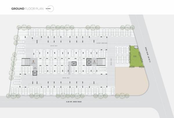  83 Block A And Block B Cluster Plan for ground Floor