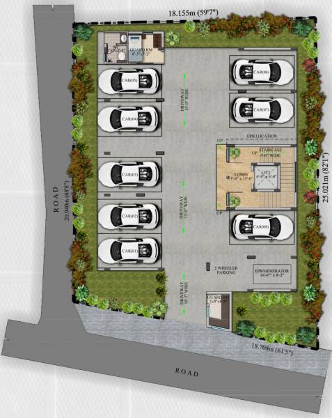  balaji Bhavya Balaji Cluster Plan for ground Floor