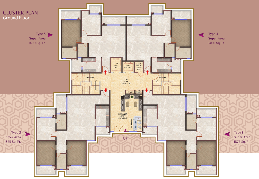  celebrity meadows tower m Tower M Cluster Plan
