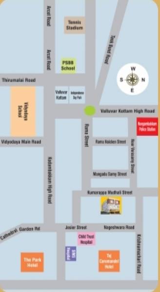  sre-vinayaga-flats Location Plan