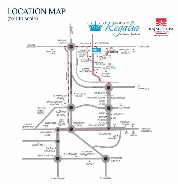  rajeswara-regalia Location Plan
