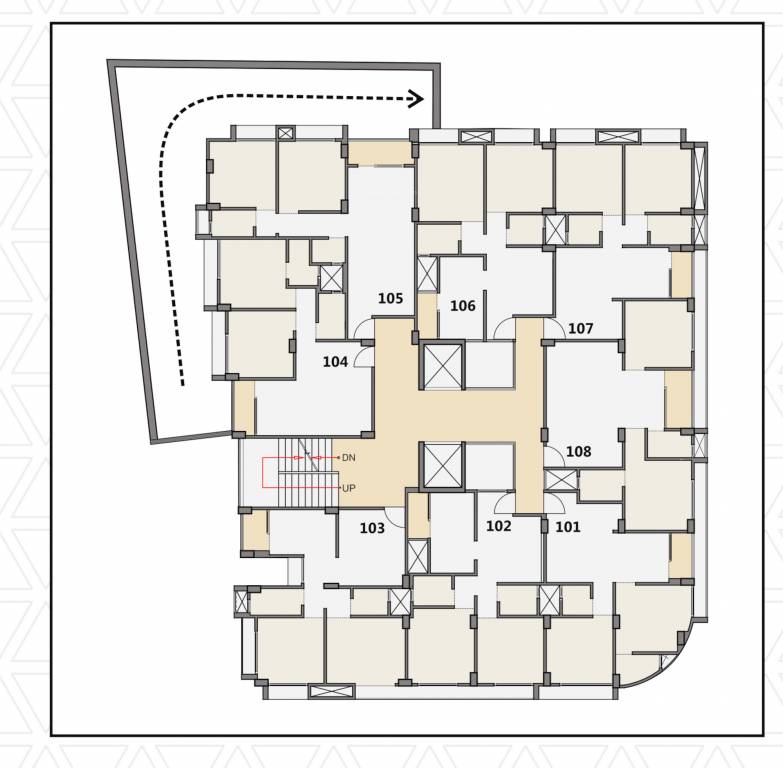  mohan morari Mohan Morari Cluster Plan from 1st to 4th Floor