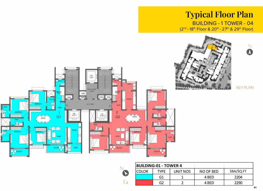  the prestige city avalon park Cluster Plan
