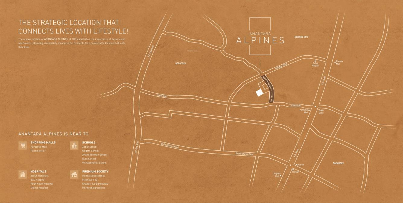  anantara alpines Location Plan