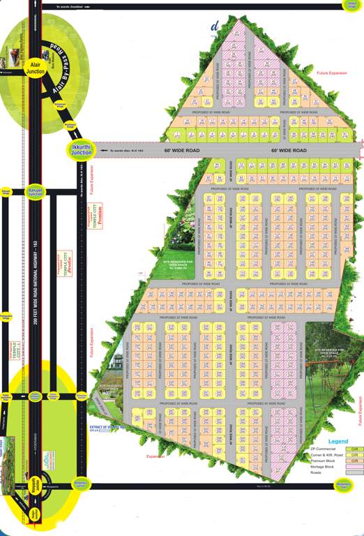  temple city grand Layout Plan