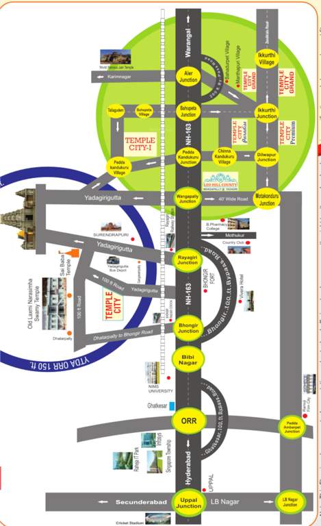  temple city grand Location Plan